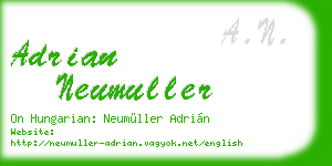 adrian neumuller business card